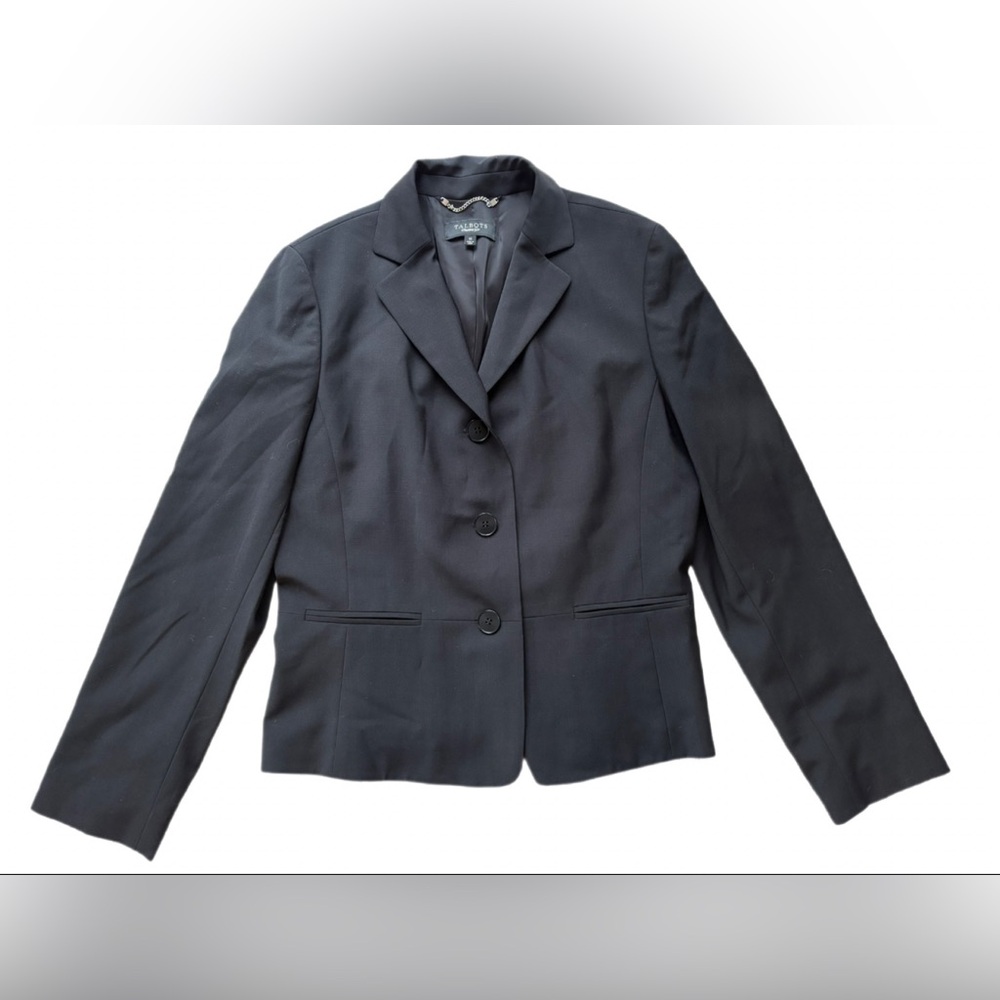 Talbots Women’s Black Tailored Blazer Size 10